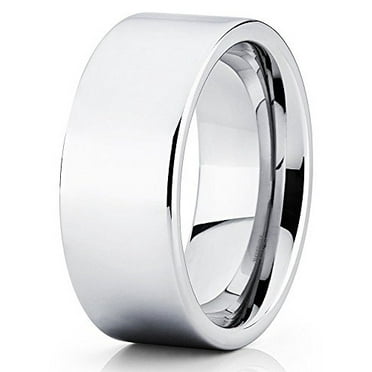 Ring Size 12.5 Security Jewelers Tungsten 10mm Grooved Satin Slight Domed Band Size 12.5 